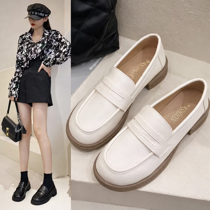 Shell Retro Versatile Loafers