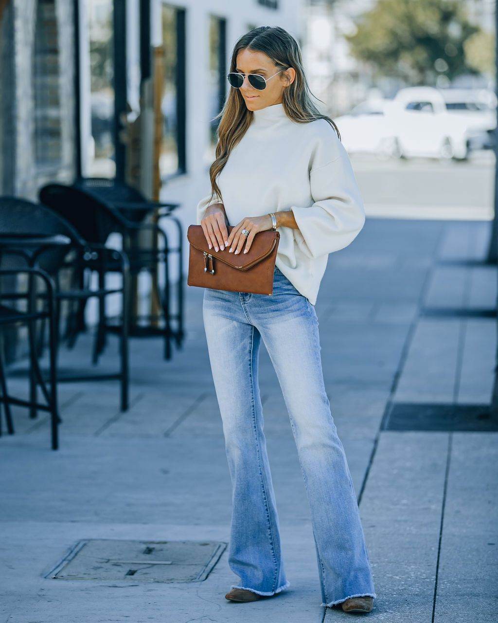 Wolf Sculpt Micro Flare Jeans