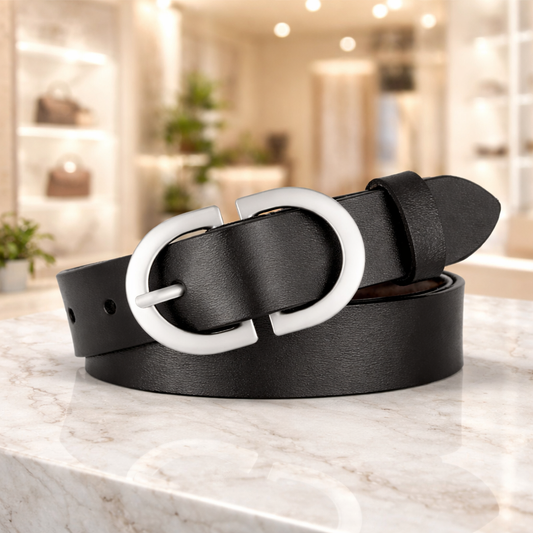 Curve Leather Belt Mira