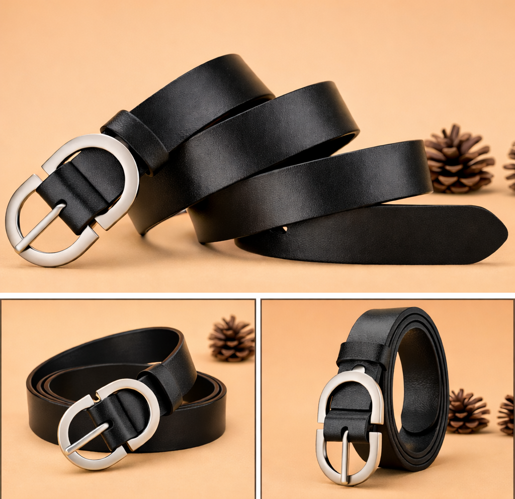 Curve Leather Belt Mira