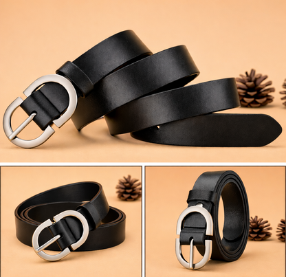 Curve Leather Belt Mira