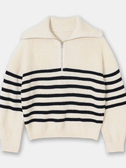 https://ae01.alicdn.com/kf/S5c7d5264ea97437e8acf5659e26f546e5/Women-s-Turtleneck-Loose-Lapel-Striped-Knitwear-Women-Pulovers-New-Simplicity-Half-Zipper-Casual-Fashion-Women.jpg_640x640.jpg
