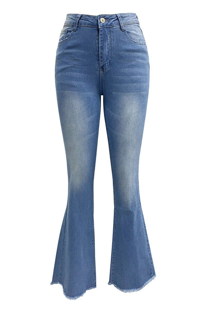 Wolf Sculpt Micro Flare Jeans